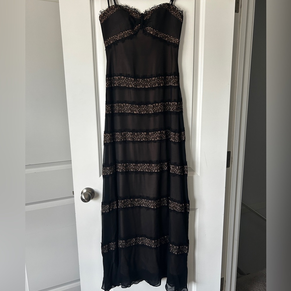 BCBG Floor Length Gown (Strapless)